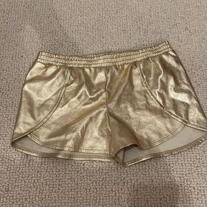 Mia new york gold shorts